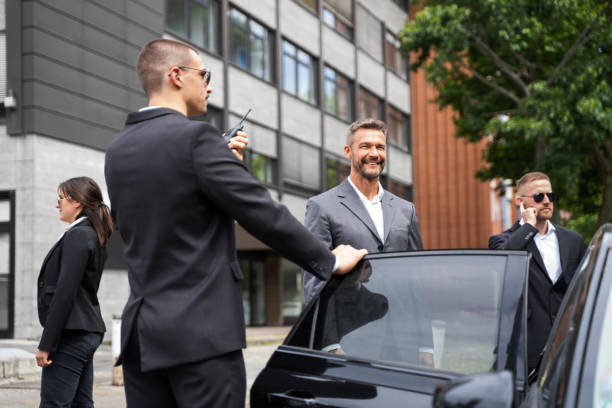 Close Protection - Professional security services in action